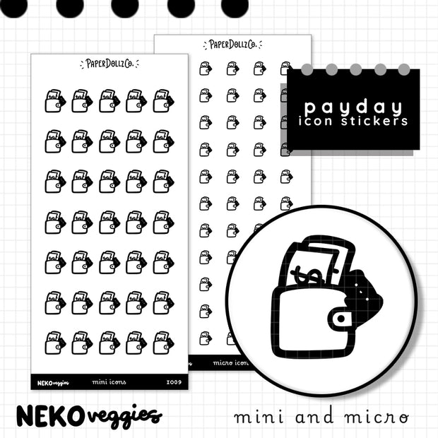 Payday | PaperDollzCo | Icon Sticker | i009