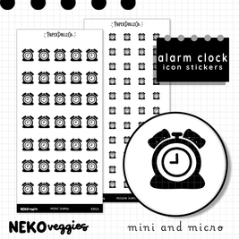 Alarm Clock | PaperDollzCo | Icon Sticker | i011