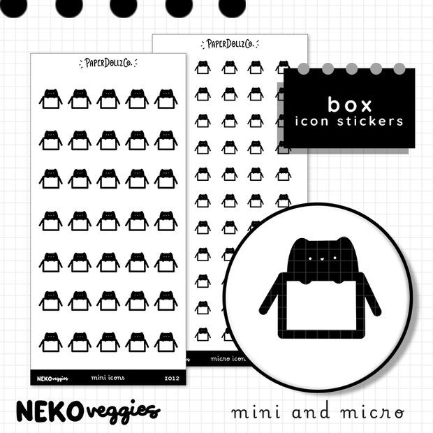 Box | PaperDollzCo | Icon Sticker | i012