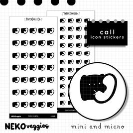 Call | PaperDollzCo | Icon Sticker | i013