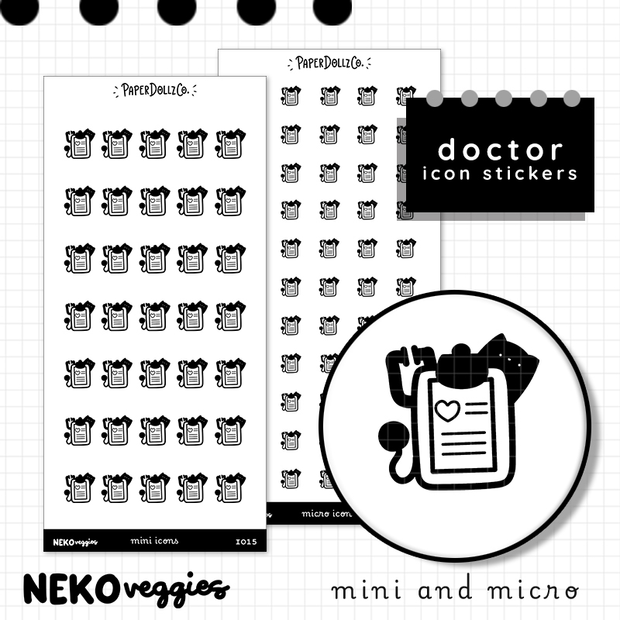 Doctor | PaperDollzCo | Icon Sticker | i015