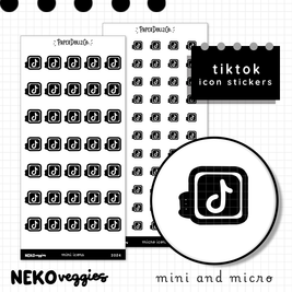 Tiktok | PaperDollzCo | Icon Sticker | i024