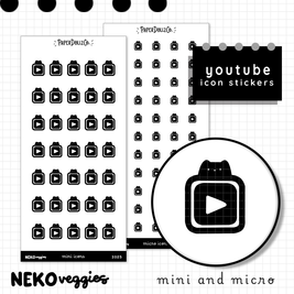 Youtube | PaperDollzCo | Icon Sticker | i025