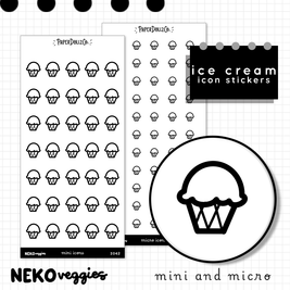 Ice Cream | PaperDollzCo | Icon Sticker | i042