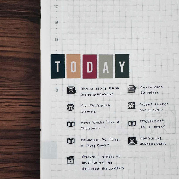 Letter Journal Sticker | Consonant | Christmas Colors | L022