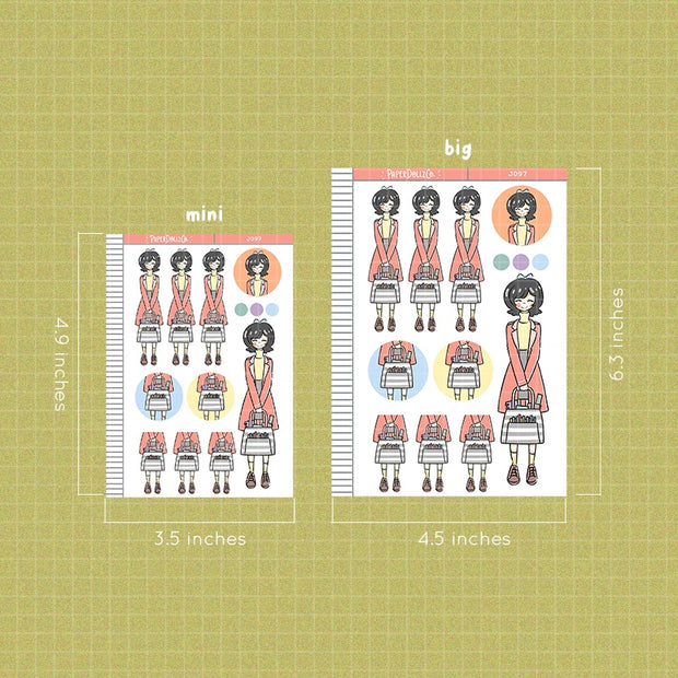 Planner Girl | Time to Unwind | Just Dolls Stickers | J097