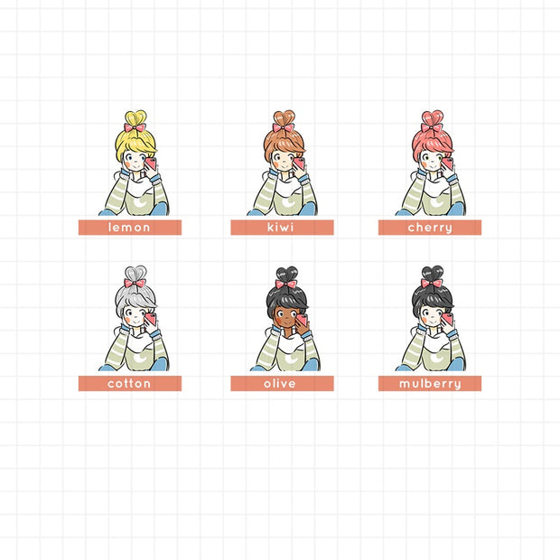 Selfie Addict | Time to Unwind | Just Dolls Stickers | J098