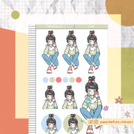 Selfie Addict | Time to Unwind | Just Dolls Stickers | J098