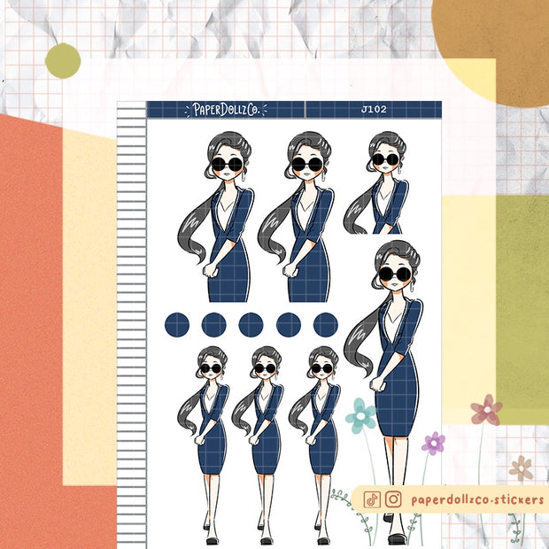 Corporate Girl | Happy Together | Just Dolls Stickers | J102