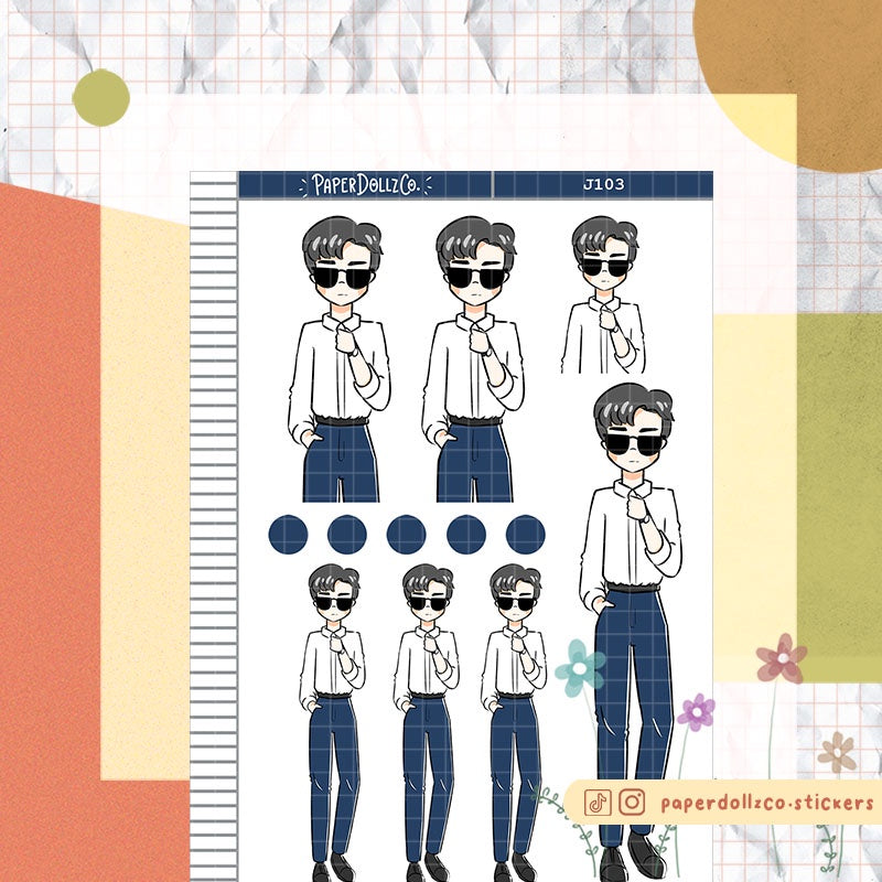 Corporate Guy | Happy Together | Just Dolls Stickers | J103