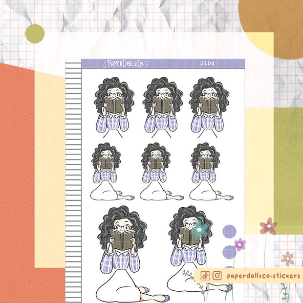 Let's Read | Happy Together | Just Dolls Stickers | J104