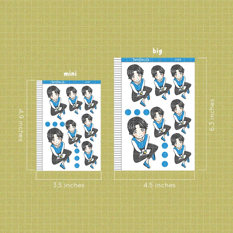 Picnic | Happy Together | Just Dolls Stickers | J106
