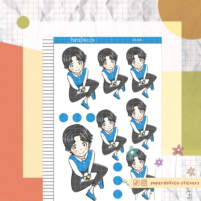 Picnic | Happy Together | Just Dolls Stickers | J106