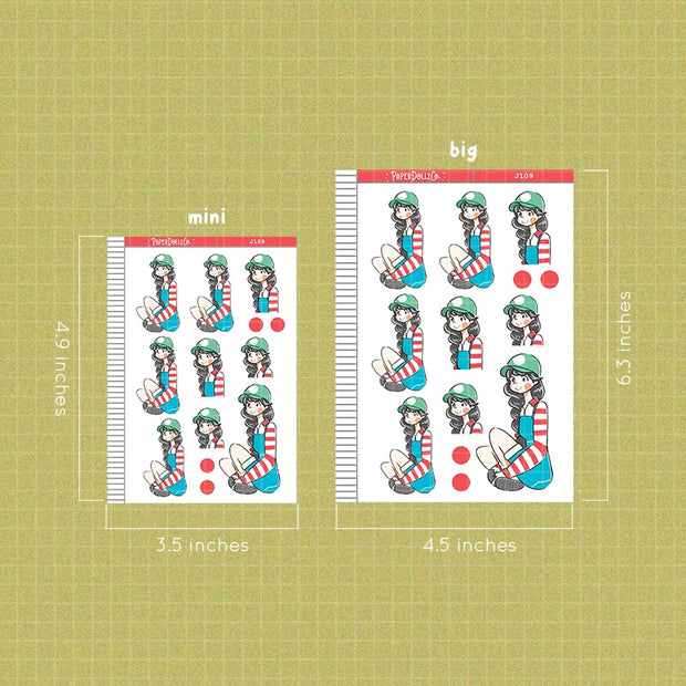 Gamer Girl | Happy Together | Just Dolls Stickers | J109
