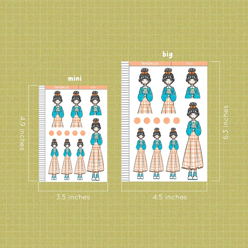Coffee Buddy | Happy Together | Just Dolls Stickers | J111