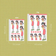 Rose | Flower Pop | Just Dolls Stickers | J113