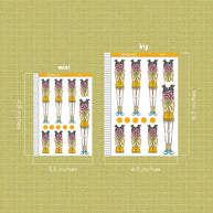 Pansy | Floriography | Just Dolls Stickers | J117