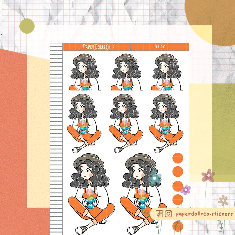 Hyacinth | Floriography | Just Dolls Stickers | J120