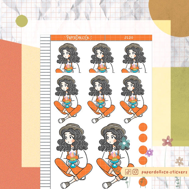 Hyacinth | Floriography | Just Dolls Stickers | J120