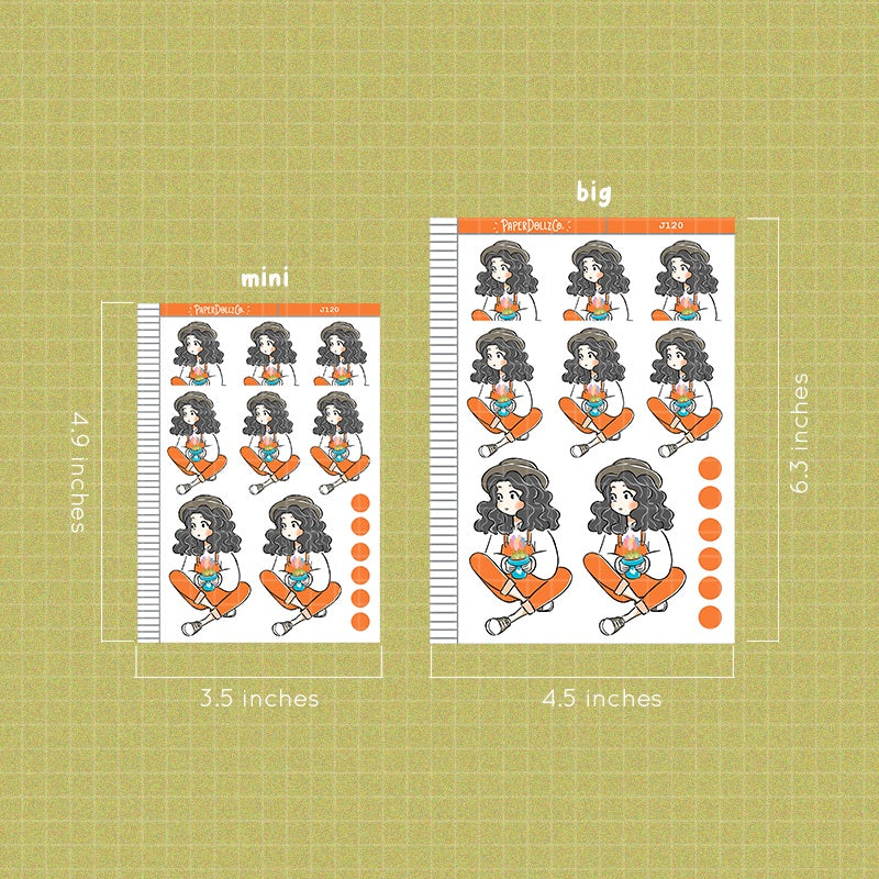 Hyacinth | Floriography | Just Dolls Stickers | J120