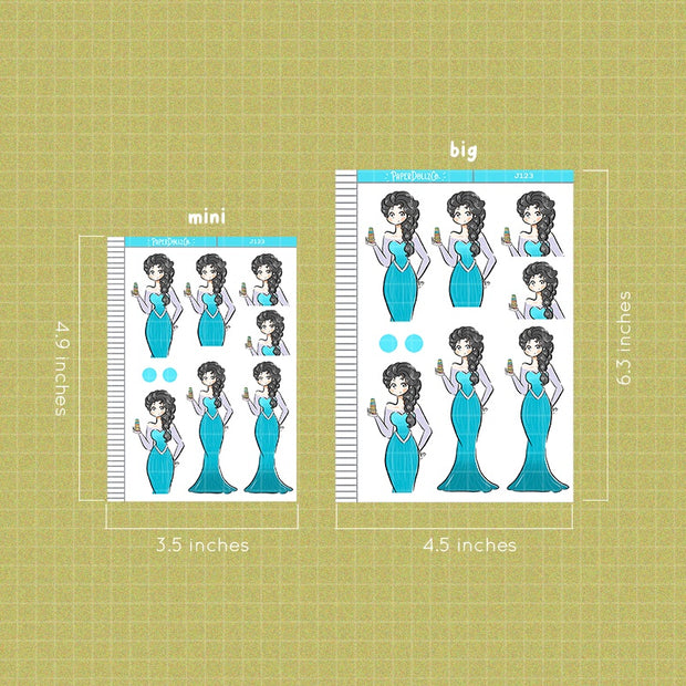 Ice Queen | Just Dolls Stickers | J123