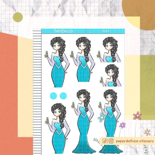 Ice Queen | Just Dolls Stickers | J123