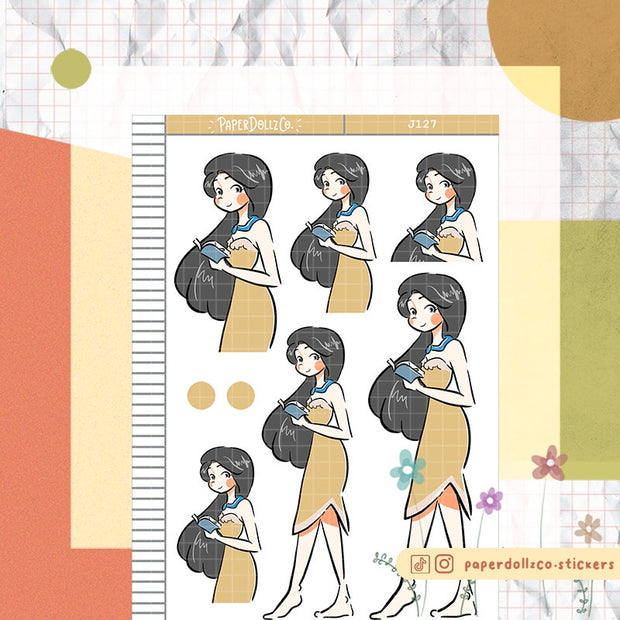 Native American Lady | Just Dolls Stickers | J127