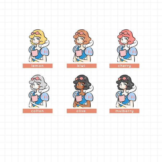 Fairest of them All | Just Dolls Stickers | J129