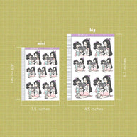 Mother and Daughters | Just Dolls Stickers | J136