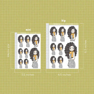 Yellow Scarf | Just Dolls Stickers | J142