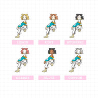 90's Music | Remember the 90's | Just Dolls Stickers | J151