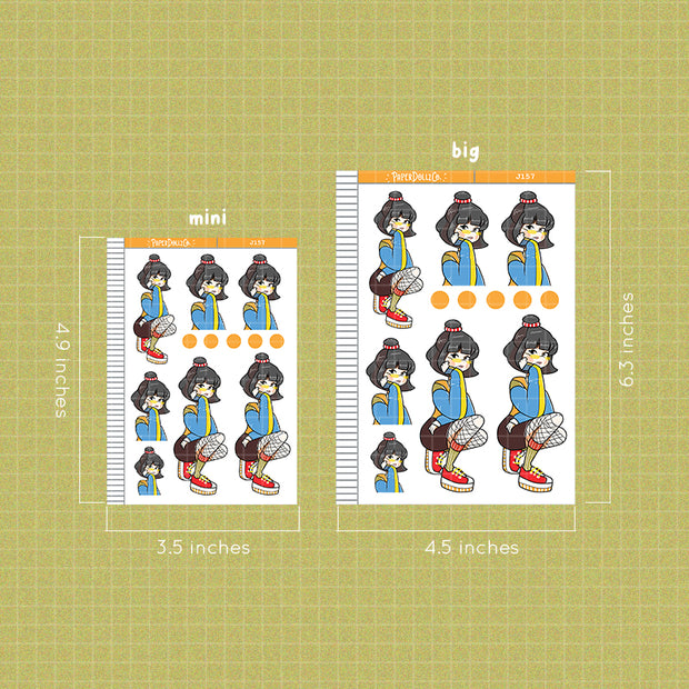 90's Fashion | Remember the 90's | Just Dolls Stickers | J157