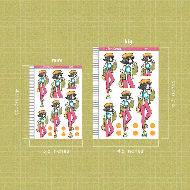 90's Work | Back When 90's | Just Dolls Stickers | J159