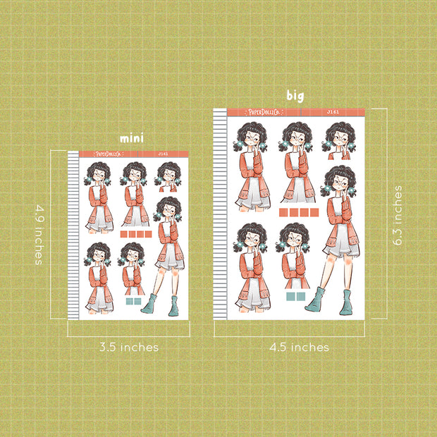 Blushing | Spring | Just Dolls Sticker | J161