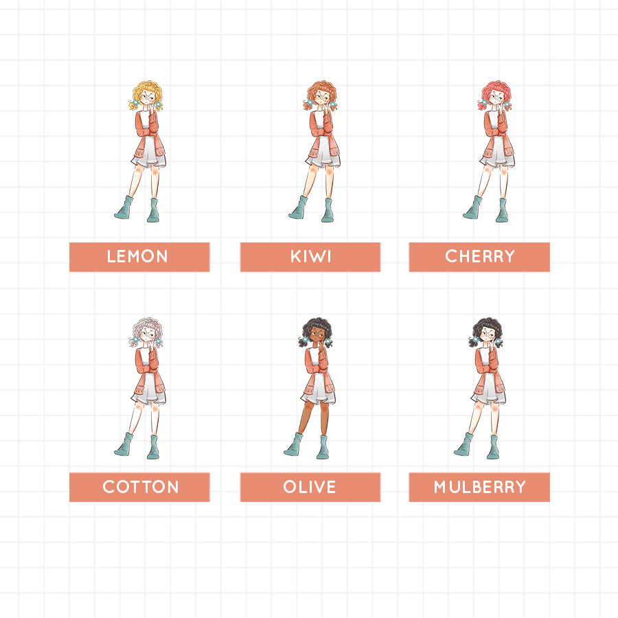 Blushing | Spring | Just Dolls Sticker | J161