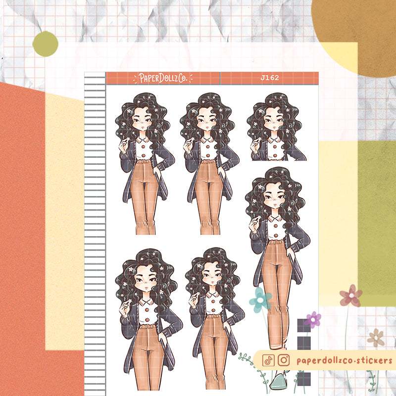 Blooming | Spring | Just Dolls Sticker | J162