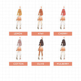 Vibrant | Spring | Just Dolls Sticker | J163