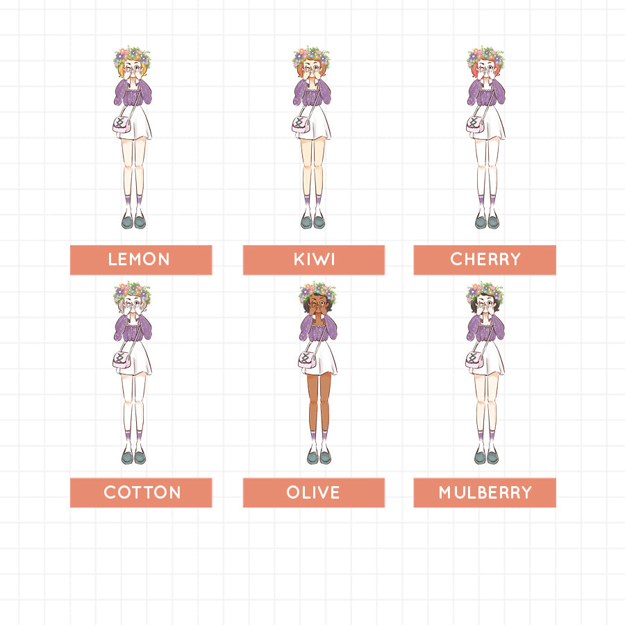 Radiant | Spring | Just Dolls Sticker | J167