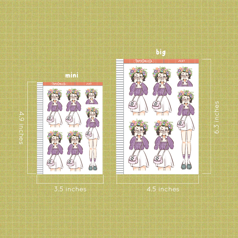 Radiant | Spring | Just Dolls Sticker | J167