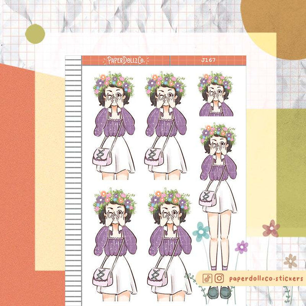 Radiant | Spring | Just Dolls Sticker | J167
