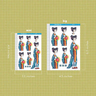 Hikaru | Nihon | Just Dolls Sticker | J170