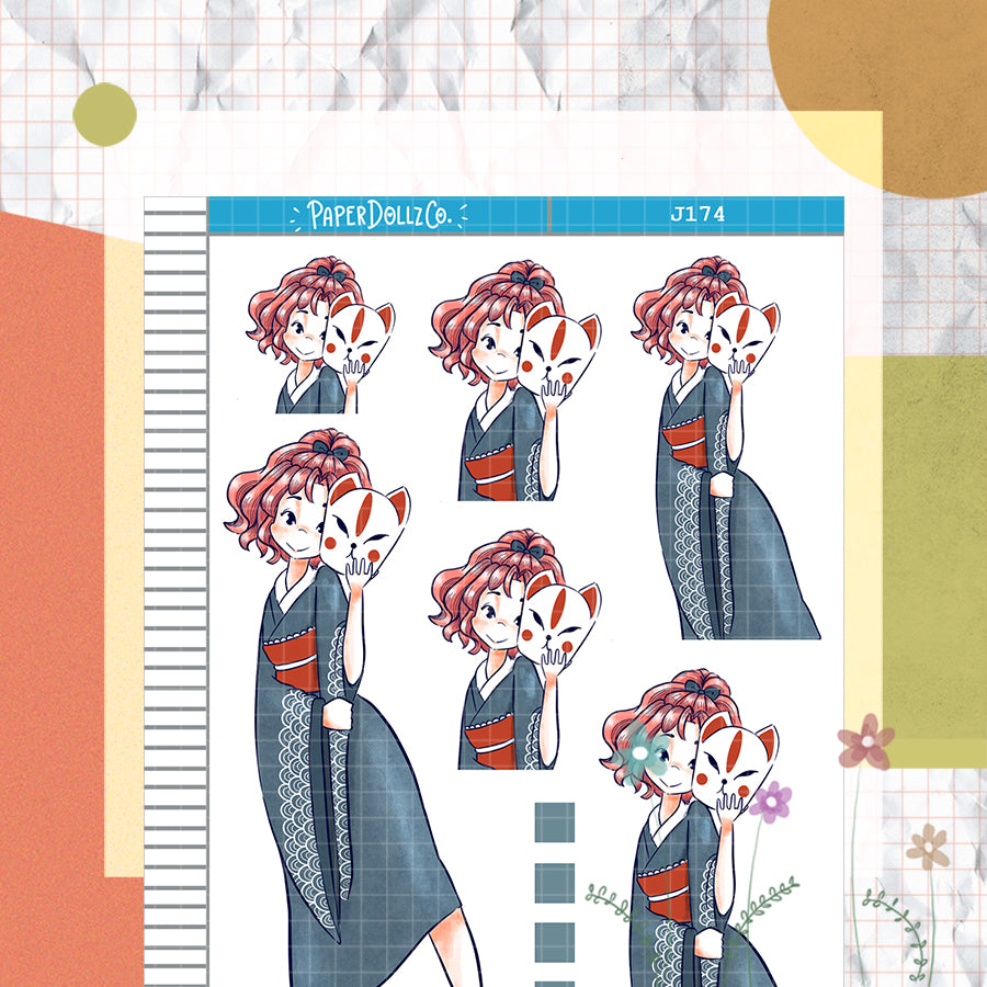 Nami | Nihon | Just Dolls Sticker | J174