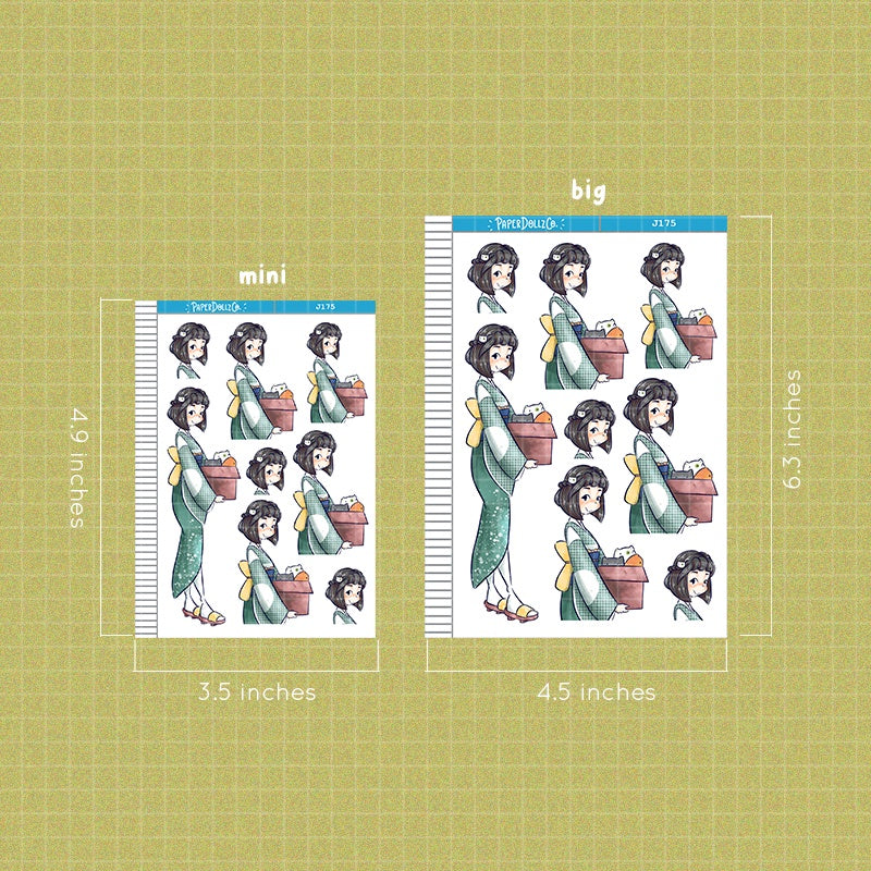 Neko | Tokyo Wanderer | Just Dolls Sticker | J175