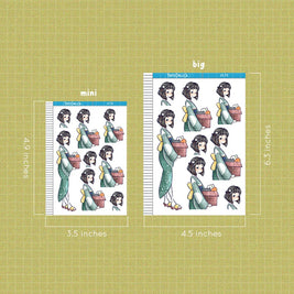 Neko | Tokyo Wanderer | Just Dolls Sticker | J175