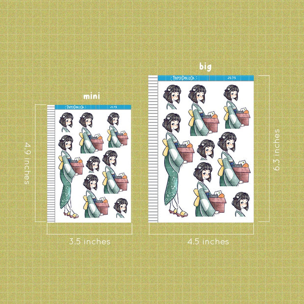 Neko | Tokyo Wanderer | Just Dolls Sticker | J175