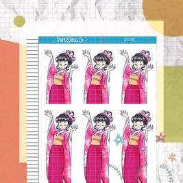 Sakura | Tokyo Wanderer | Just Dolls Sticker | J176