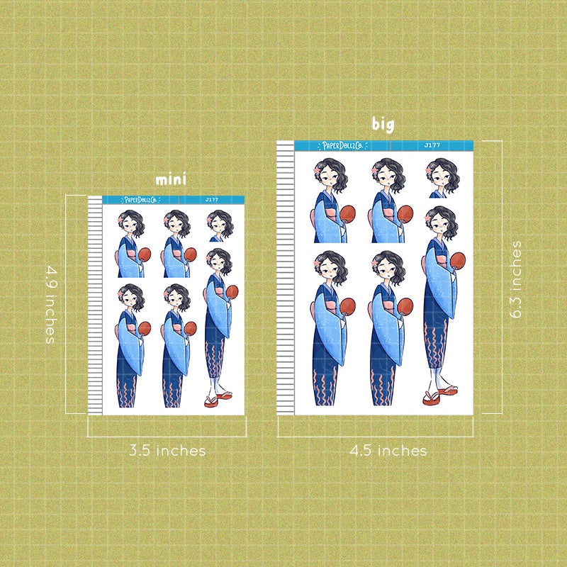 Shinkai | Tokyo Wanderer | Just Dolls Sticker | J177