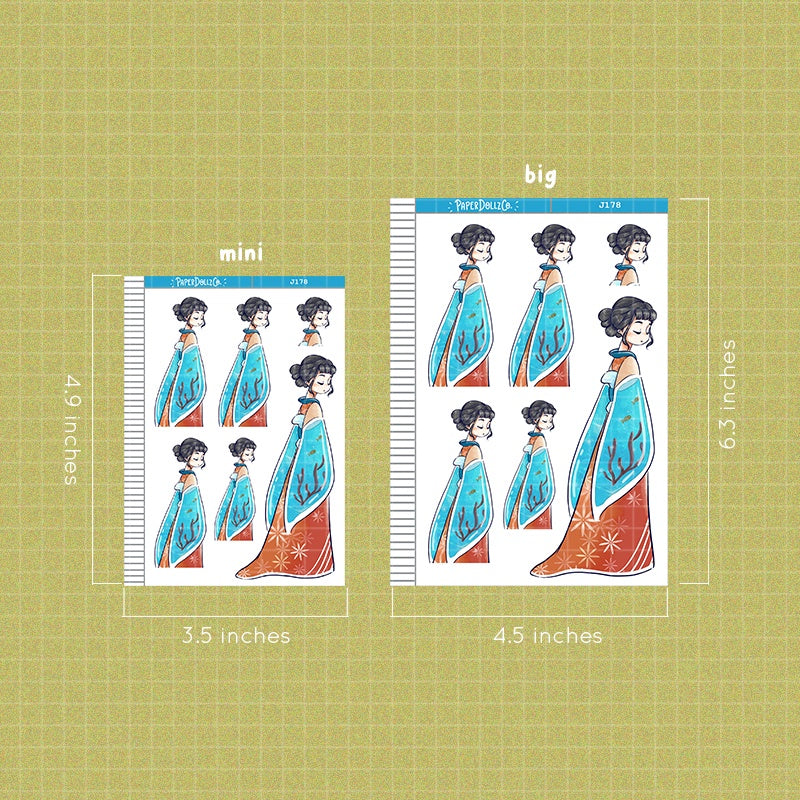 Umi | Tokyo Wanderer | Just Dolls Sticker | J178