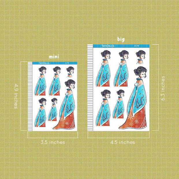 Umi | Tokyo Wanderer | Just Dolls Sticker | J178
