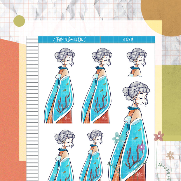 Umi | Tokyo Wanderer | Just Dolls Sticker | J178